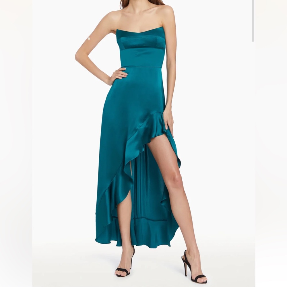Amanda Uprichard Alyse strapless Dress in Jewel